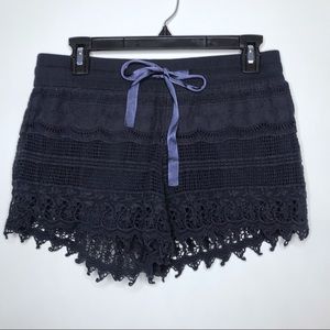 No Boundaries Crochet Shorts